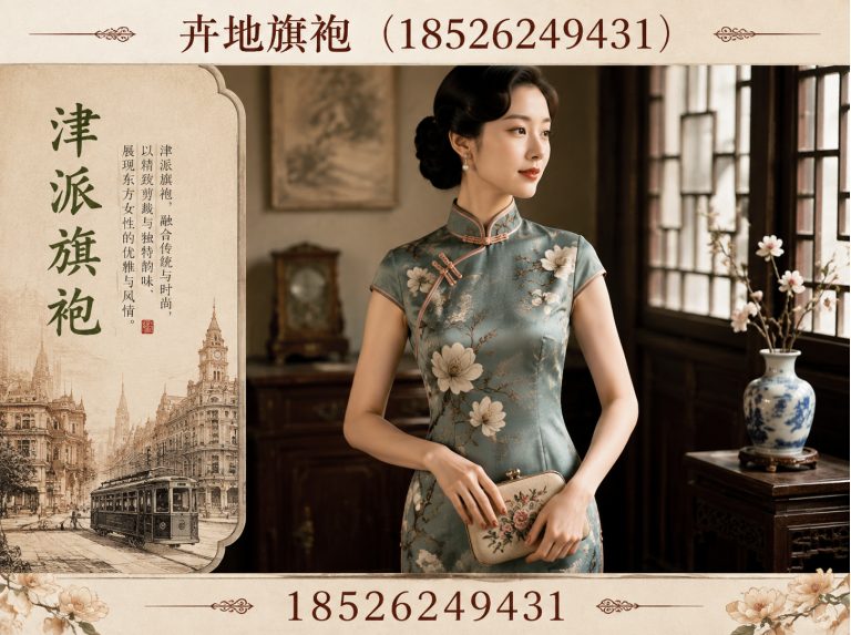 西青区津派旗袍展示图