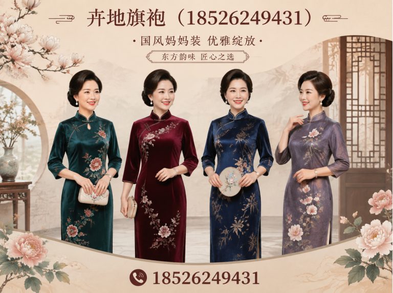 西青区新中式旗袍展示图